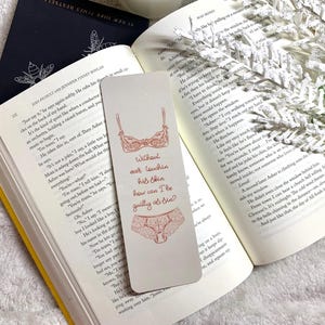 Touchin His Skin Bookmark | Handmade Bookmarks | Laminated | Gift for Book Lovers, Pop Culture Merchandise