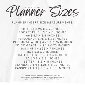 015 | Spoke To Log | Printable Planner Insert | PERSONAL | Plan With Bee | Instant Download image 6
