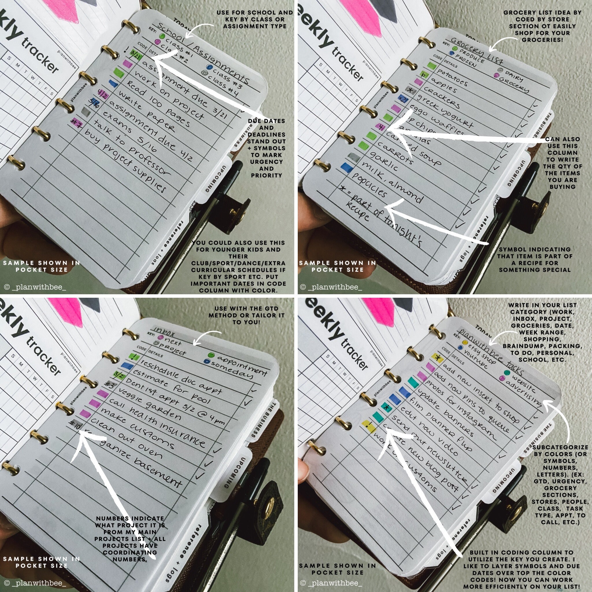 097 | Coded List Detailed | Key Section + Coding Column | Categorized ...