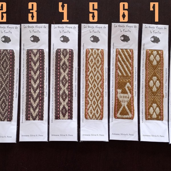 Bookmarks - Traditional Mapuche weaving