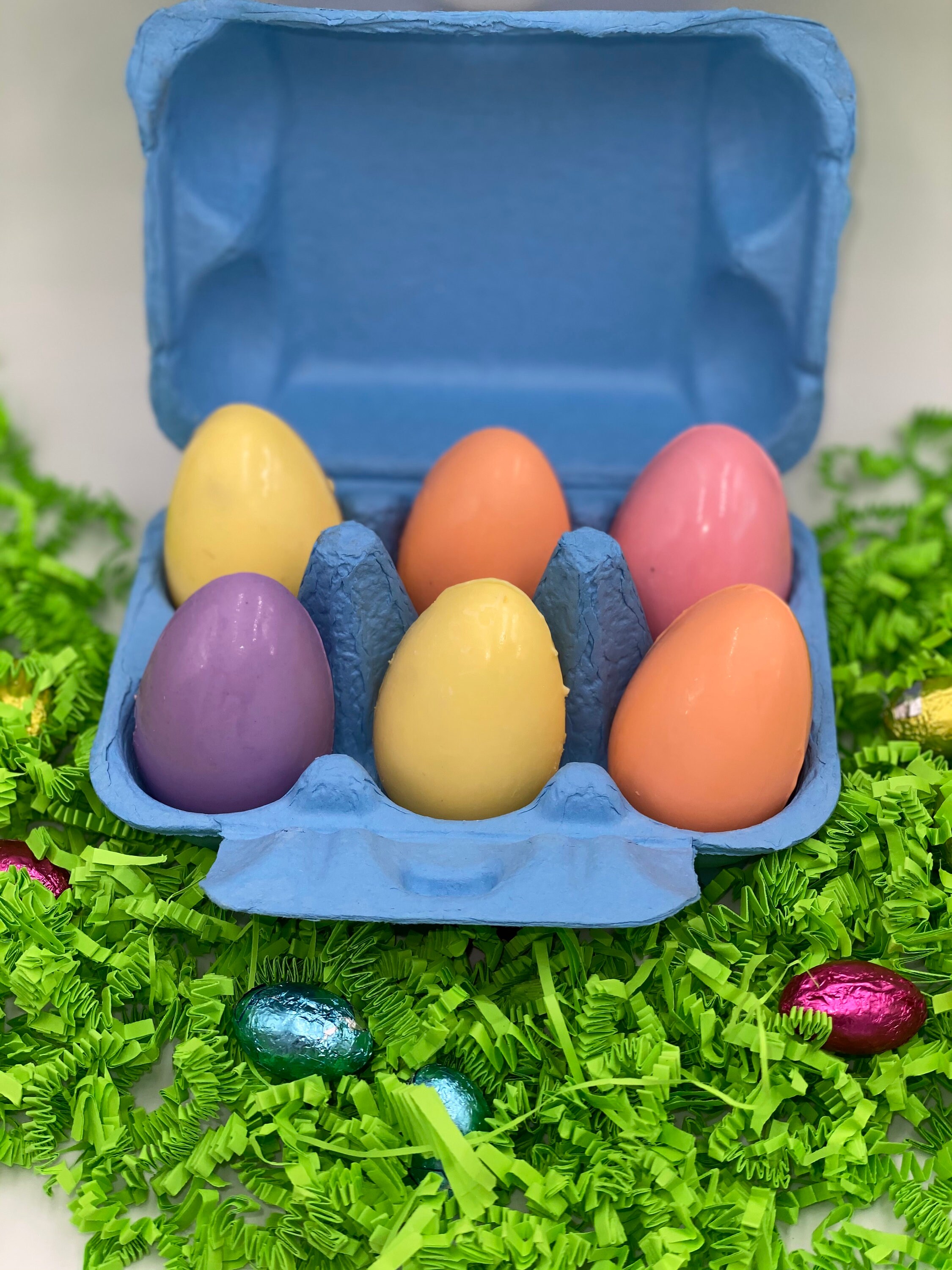 Mini Chocolate Eggs for Easter in Egg Carton chocolate filled Etsy