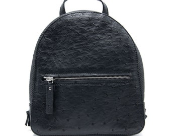 Ostrich Leather Desert Backpack - Etsy