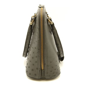 Genuine Ostrich Leather Knysna Hepburn Bag image 4