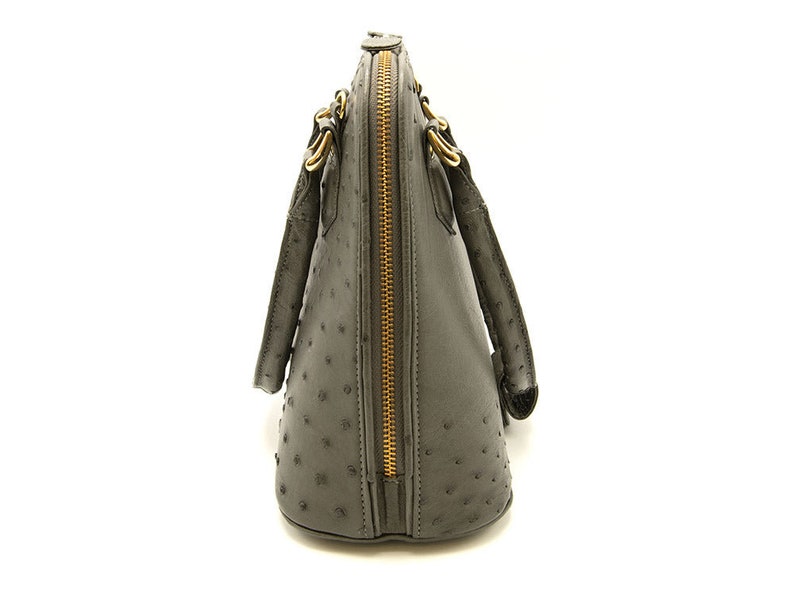 Genuine Ostrich Leather Knysna Hepburn Bag image 4