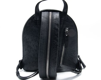 Ostrich Leather Desert Backpack - Etsy Canada