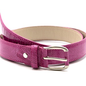 Genuine Ostrich Shin Belt