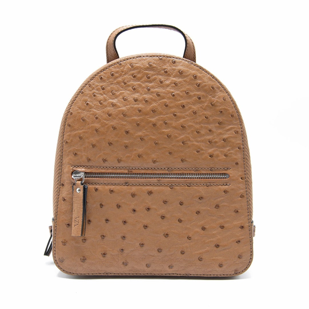 Ostrich Leather Desert Backpack - Etsy UK