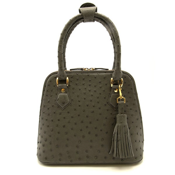 Genuine Ostrich Leather Knysna Hepburn Bag