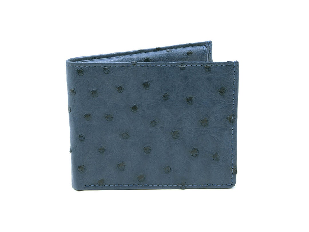 Cartera Avestruz Original Cognac CA10303
