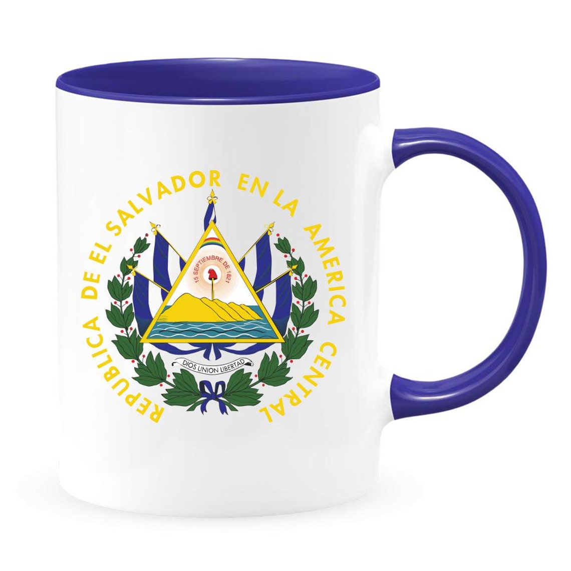 El Salvador Coffee Mug Salvadoran Pride Coffee Mug Etsy