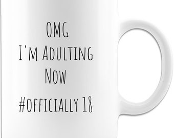18th Birthday Gift For Girls, For Boys Turning 18, Sarcastic Gift, Turning 18, Funny 18 Birthday