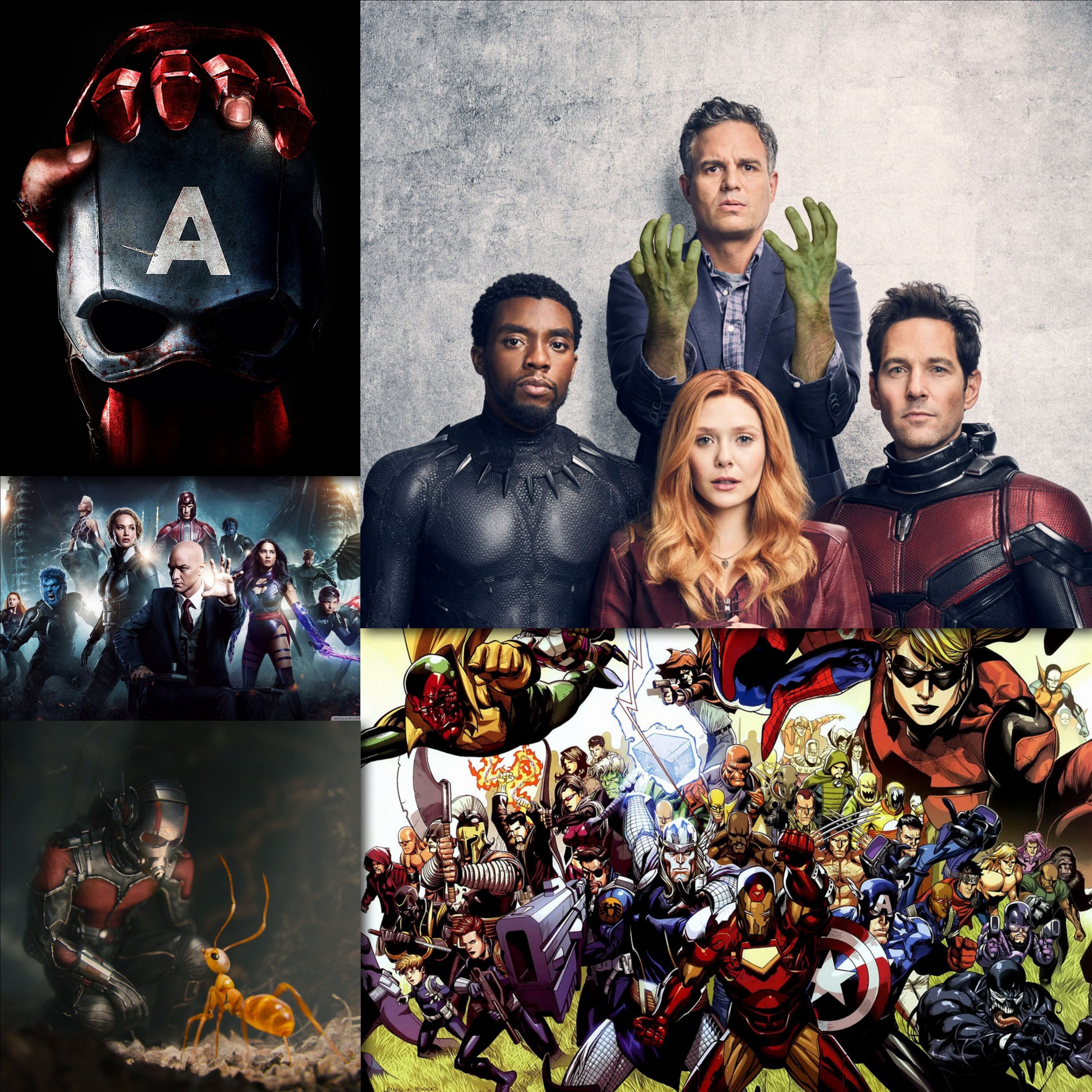 Marvel Wall Collage Kit Wall Decor Marvel Comics Art | Etsy