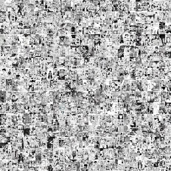 1700 Anime Manga Panels Wall Collage Kit Anime (Download Now) 