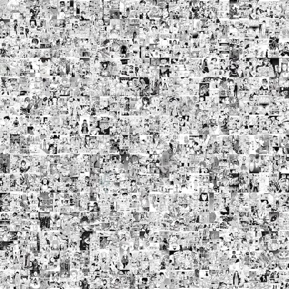 1700 Anime Manga Panels Wall Collage Kit Anime (Download Now) 