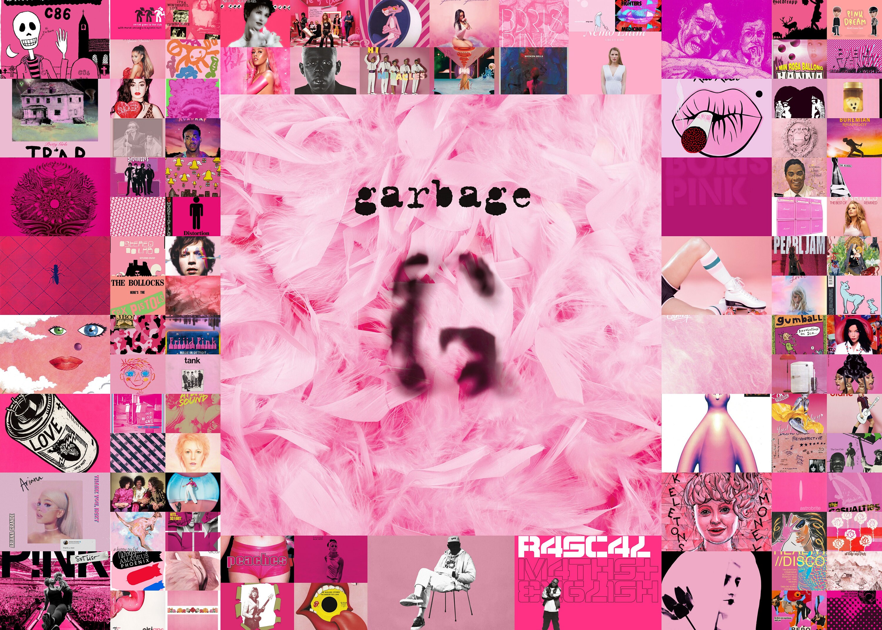 Pink Album Cover Posters Music Album Cover Pink Wall Etsy