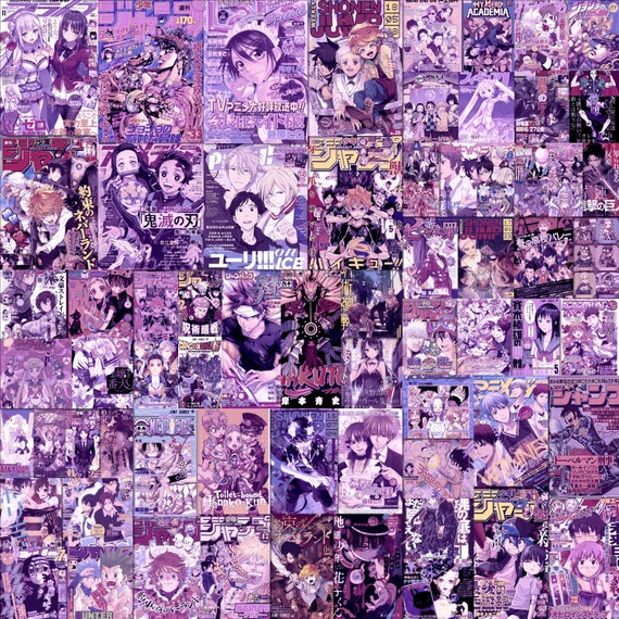  MeleBase Anime Wall Collage Kit Aesthetic 60 PCS Anime