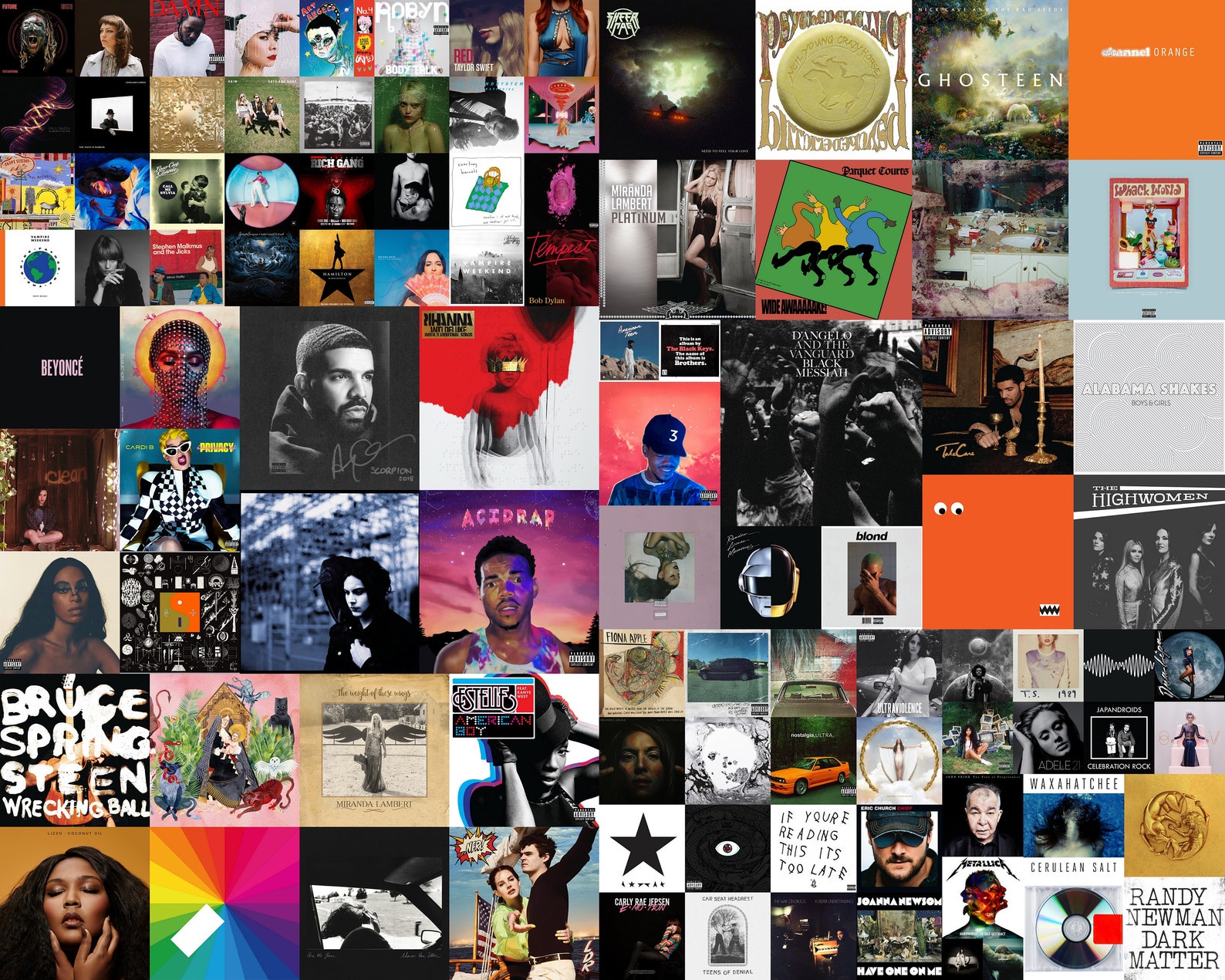 Music Album Cover Wall Art Music Album Cover Wall Collage | Etsy