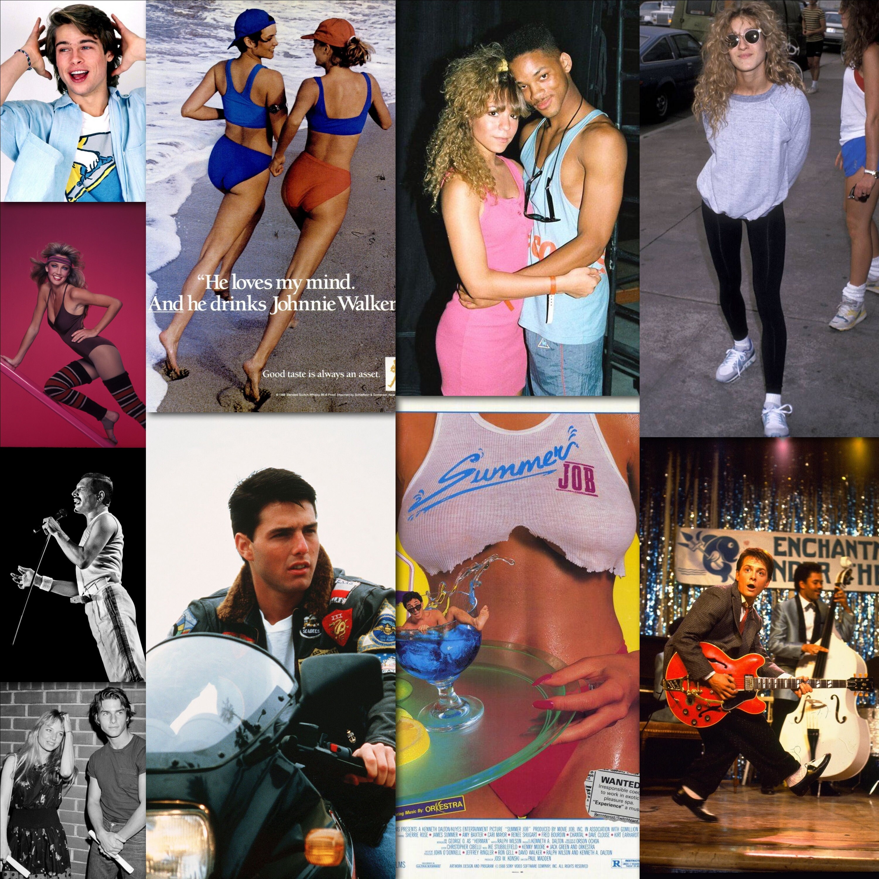 80s Wall Collage Kit Vintage Wall Decor Celebrities Wall Etsy