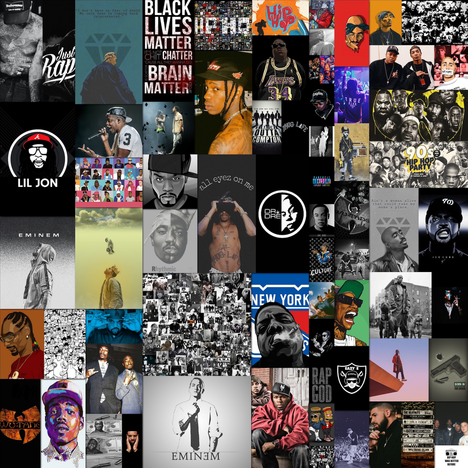 Hip Hop Wall Decor Rap Wall Art Street Art Rhythmic African Etsy