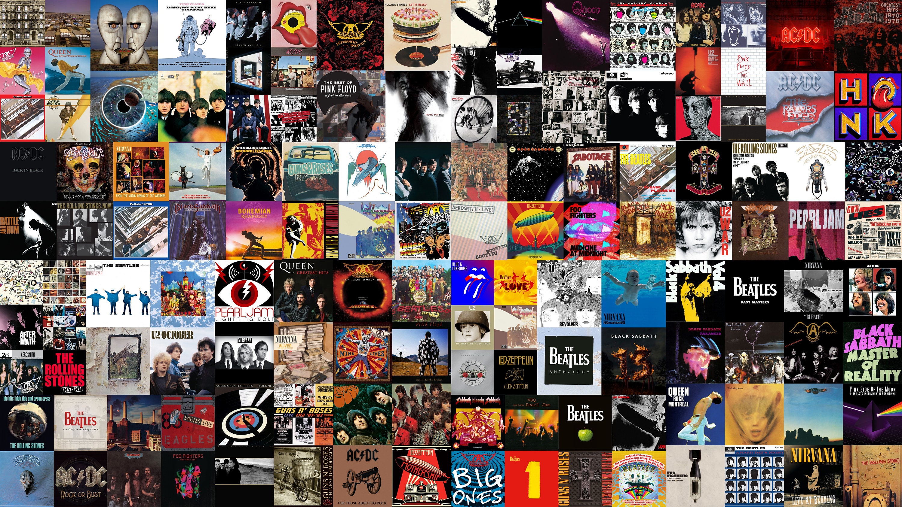 Vintage Album Cover Posters Rock Album Cover Collage Rock Etsy