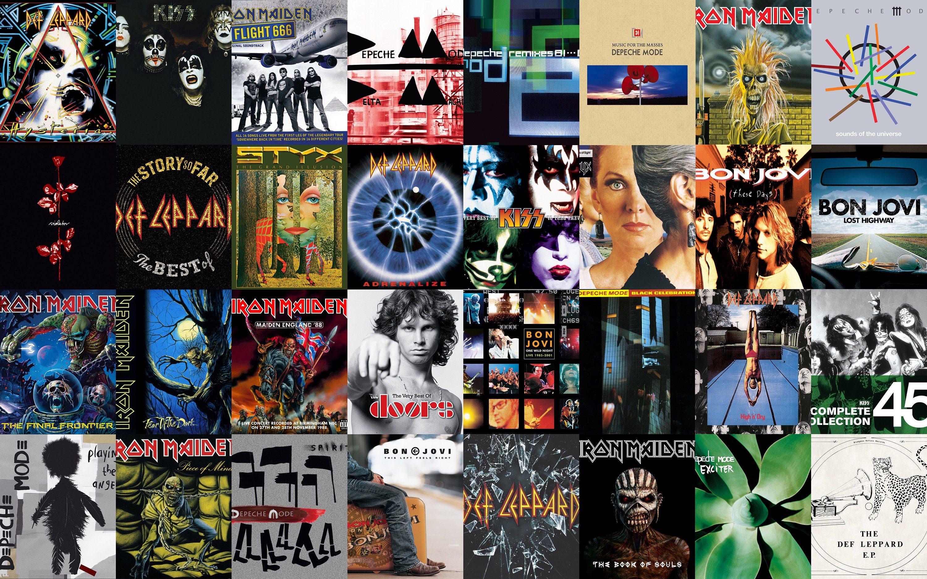 Music Album Wall Art Vintage Rock Posters Rock Band Wall | Etsy