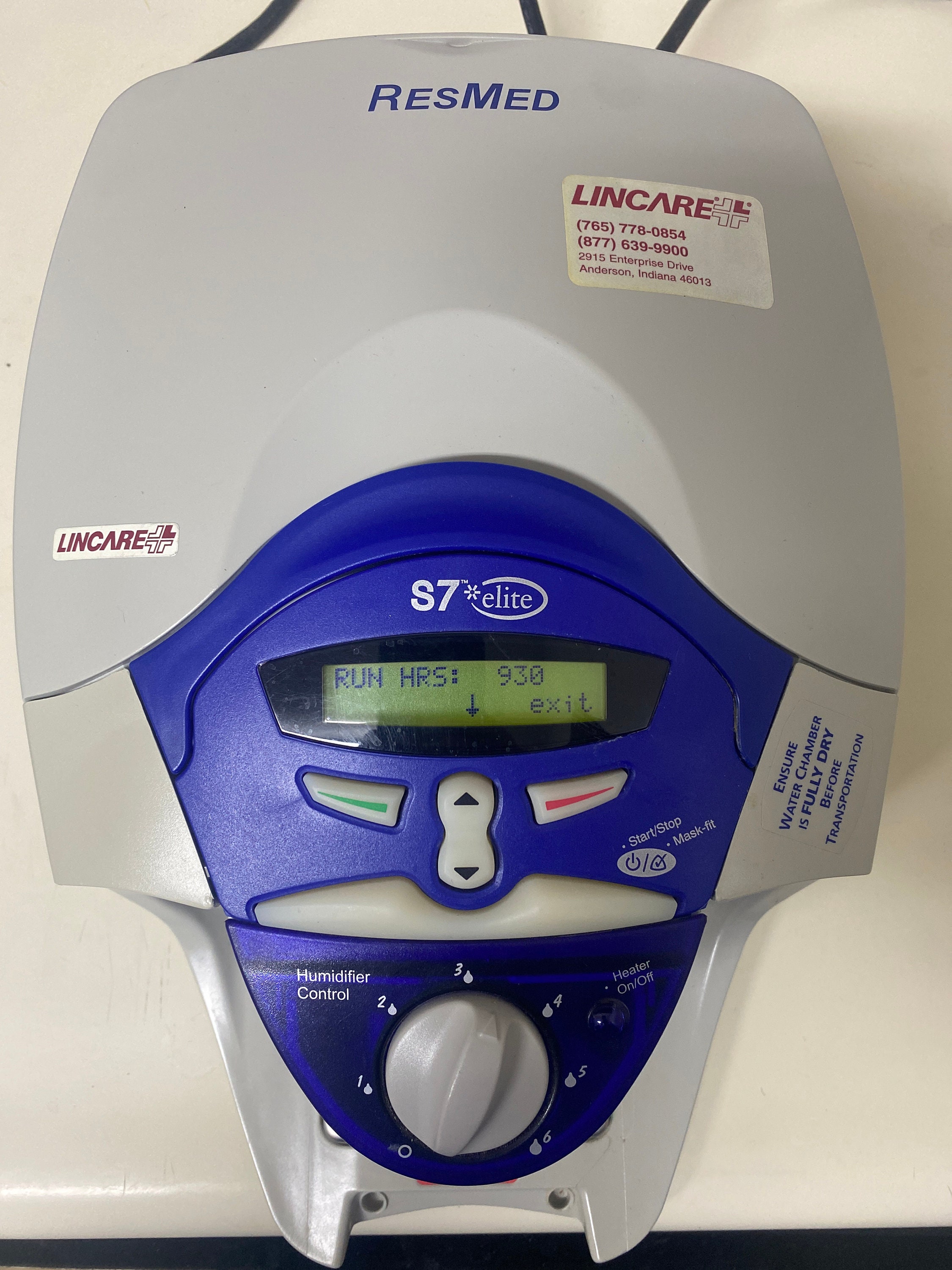 Resmed S7 Elite Cpap Machine Low Hours - Etsy