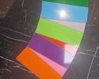 Horse Stable Name Sign BACK PLATE ONLY! Choice of 8 new bright colours!