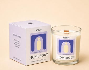 HOMEBODY | Jasmine, Lavender, & Amber Coconut Wax Candle