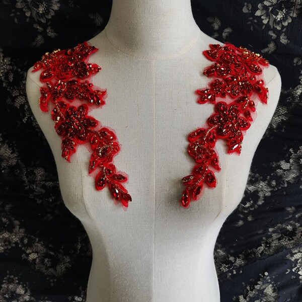 Beaded Applique Etsy