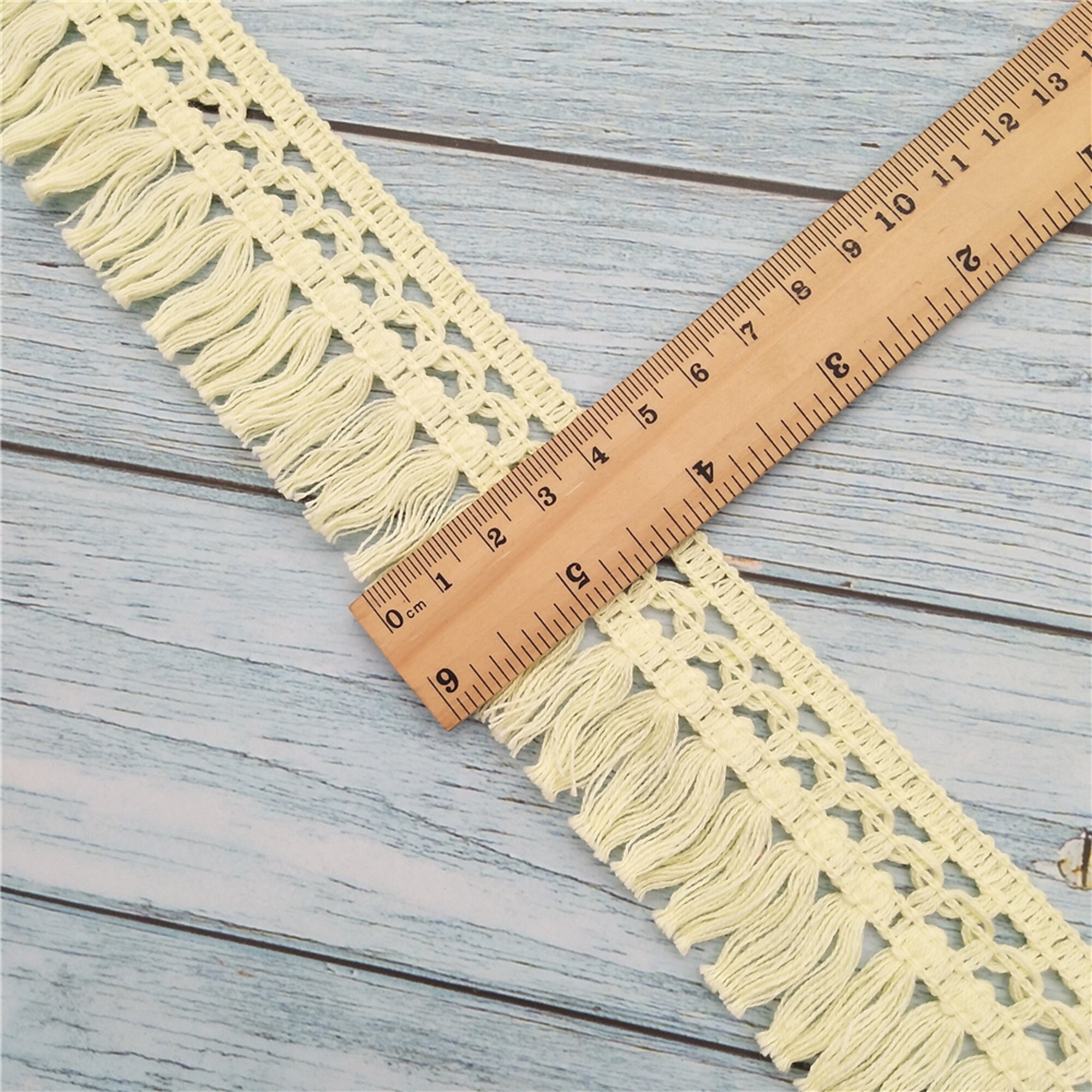 Mustard Yellow Tassel Light Blue Tassel 4.5 Cm Cotton Tassel Etsy UK