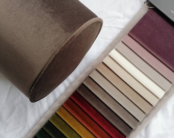 velvet bolster pillow/custom size bolster/velvet fabric/brown velvet pillow/home decor pillow/martindale 100 000