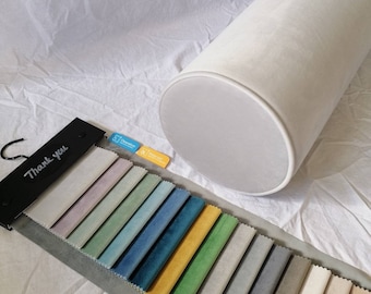 Velvet  pillow/home decor pillow cushion/any size bolster/luxury velvet bolster/foam insert included/grey velvet pillow
