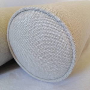 Any size bolster/eco bolster/linen look fabric/pillow for chair/firm pillow for daybed/round cushion/eco pillow/bolster cover/bolster pillow