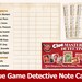 Clue Cluedo Master Detective Special Edition Board Game Refill Sheets ...
