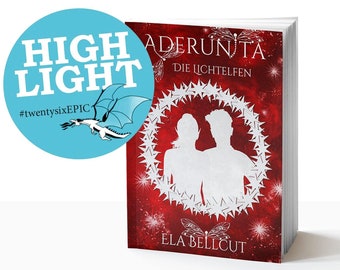 Book bundle "Aderunita II - The Light Elves" with cat magnet & goodies
