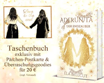 Book package "Aderunita IV - The Final Spell" with postcards & goodies