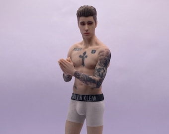 Justin Bieber 8 inch 3D printed figurine or 5inch bust