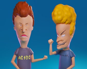 Beavis and Butt-head STL Print Files