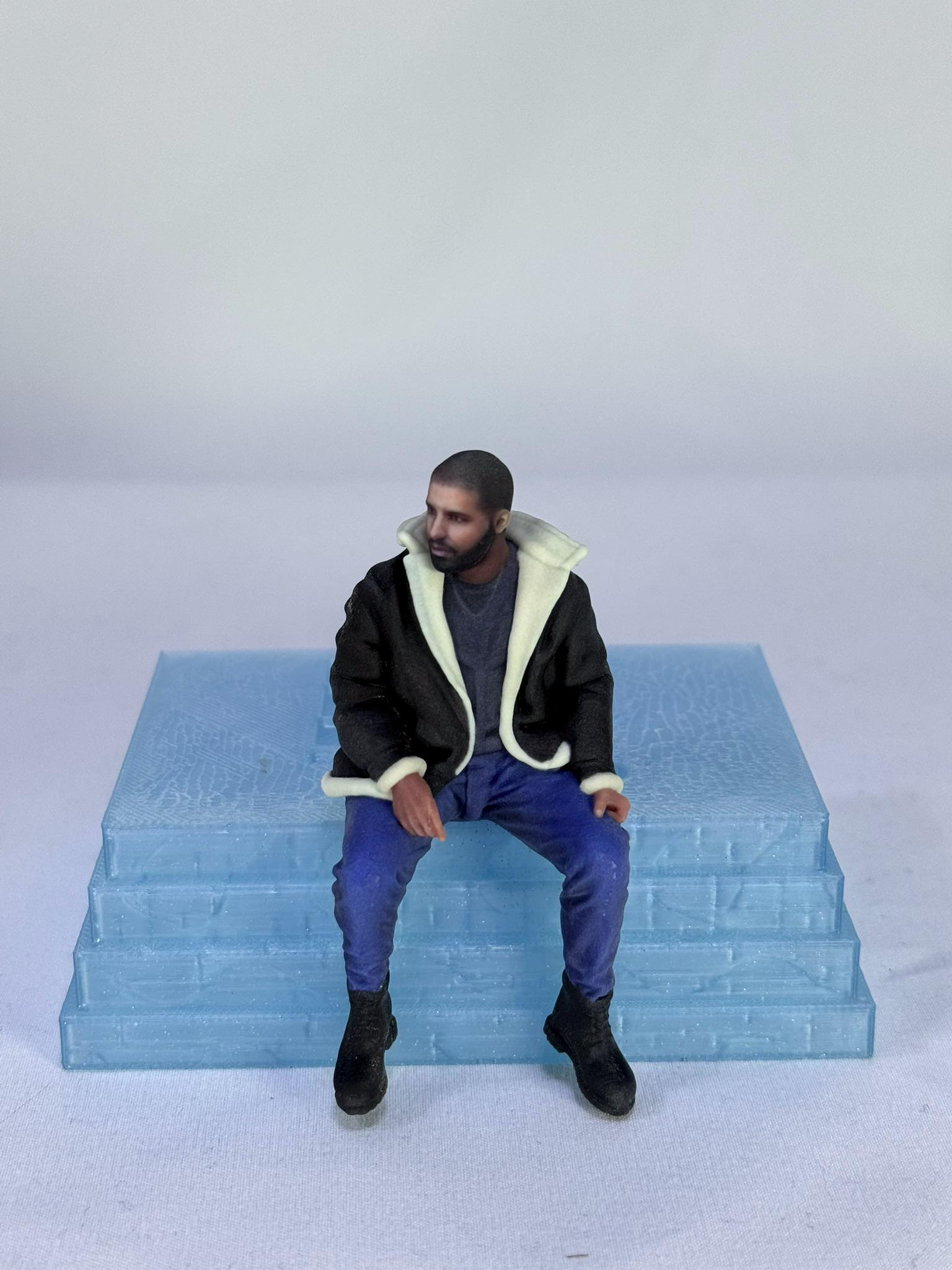 6ix Rapper Ice Man Figurine (plastic Material) - Etsy