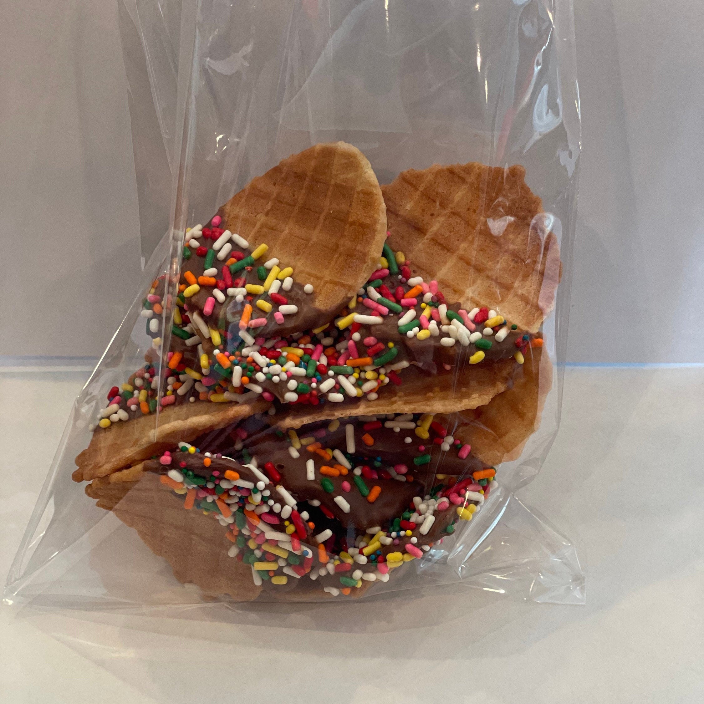 Waffle Cone Scoops Helados chips Etsy