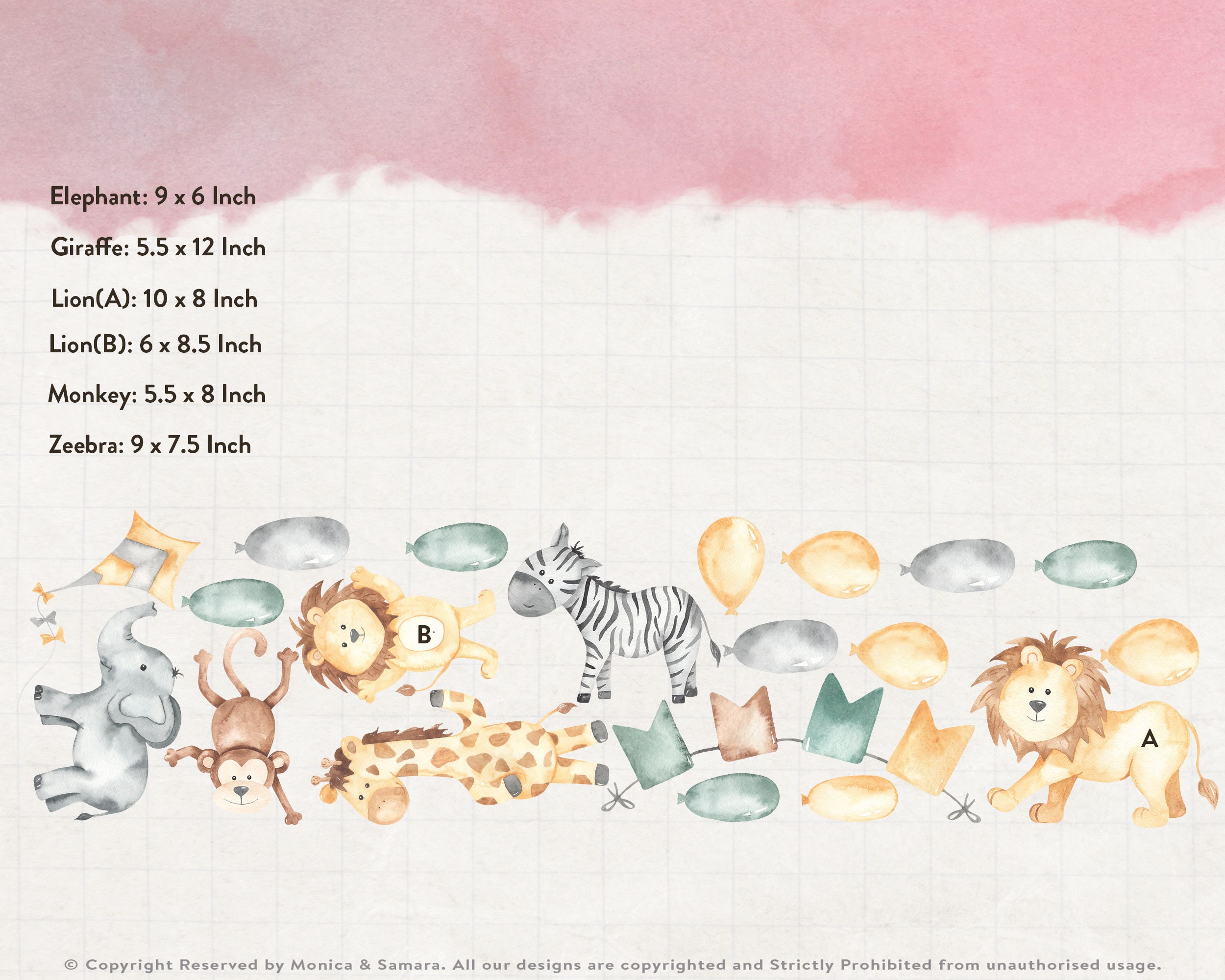 Kinderzimmer Deko Tier Wandsticker fürs Kinderzimmer Löwe | Etsy