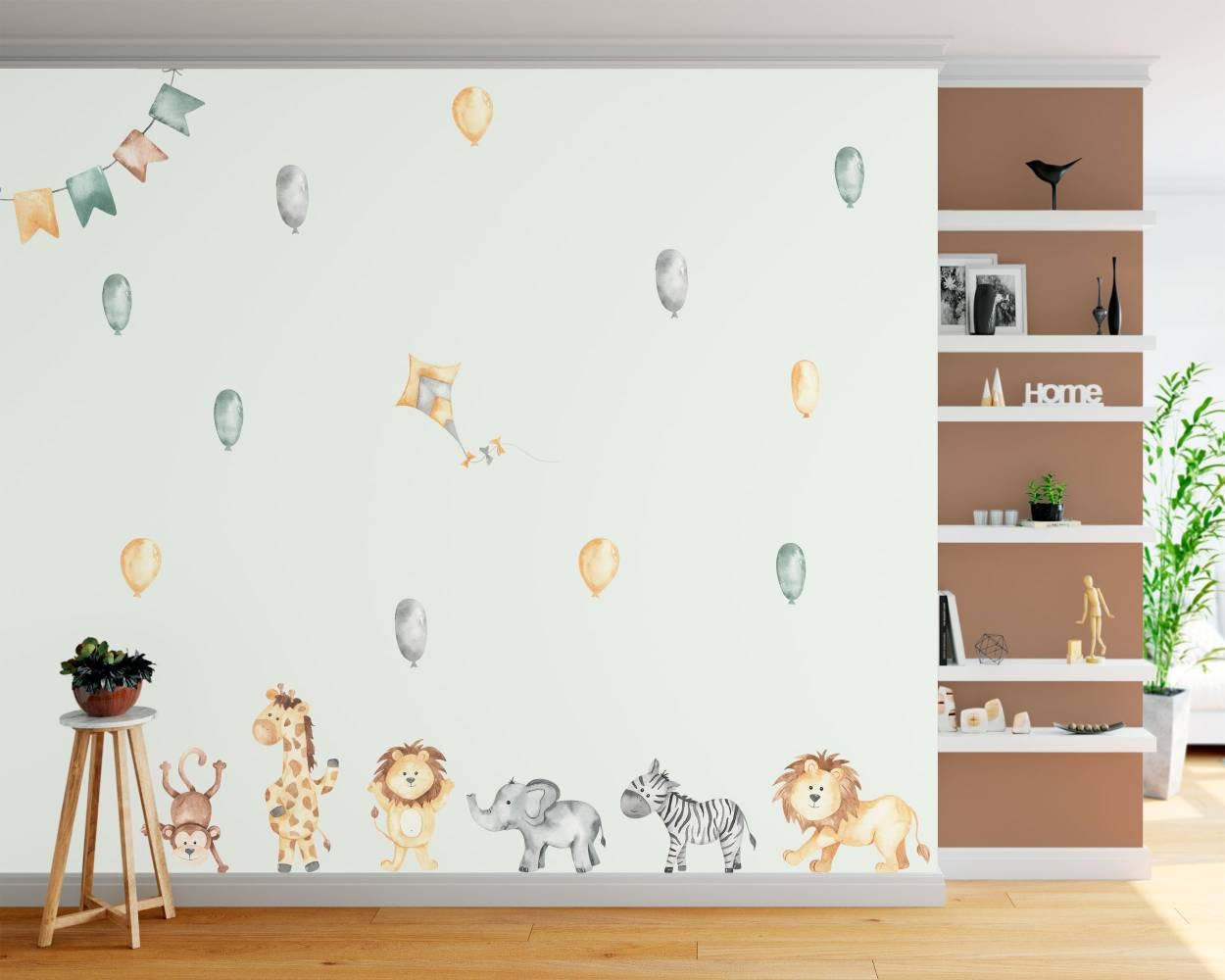 Kinderzimmer Deko Tier Wandsticker fürs Kinderzimmer Löwe | Etsy