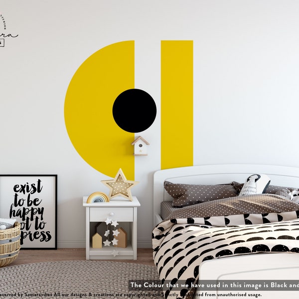 Circle Wall Decals Etsy