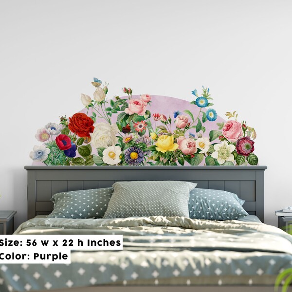 Wall Decal Headboard Etsy