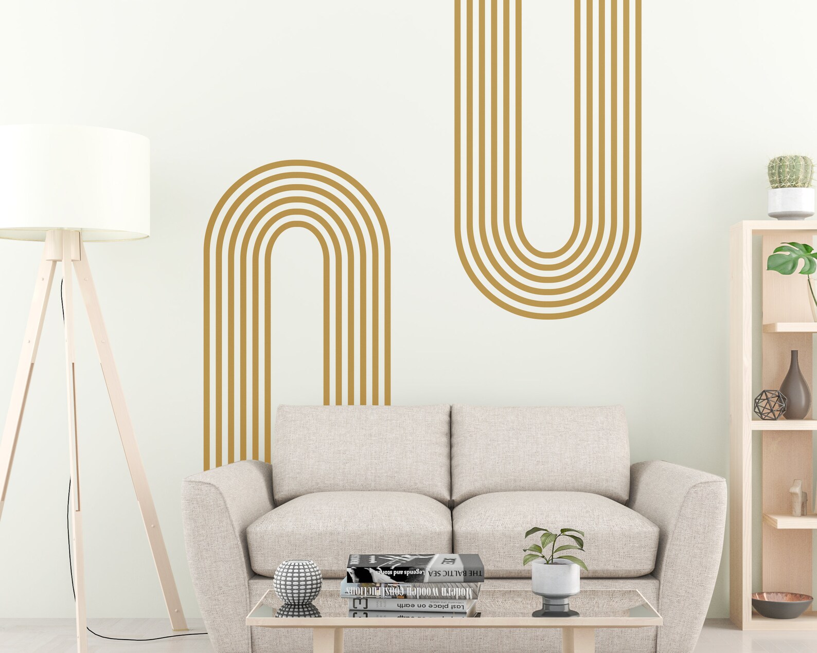 Set of 2 Boho Arches Wall Decal Arches Room Decor Fro Etsy