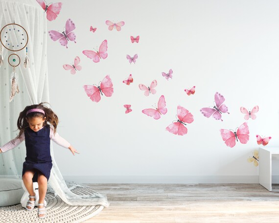 Kids Room Decoration Butterfly Wall Stickers for Nursery - Etsy