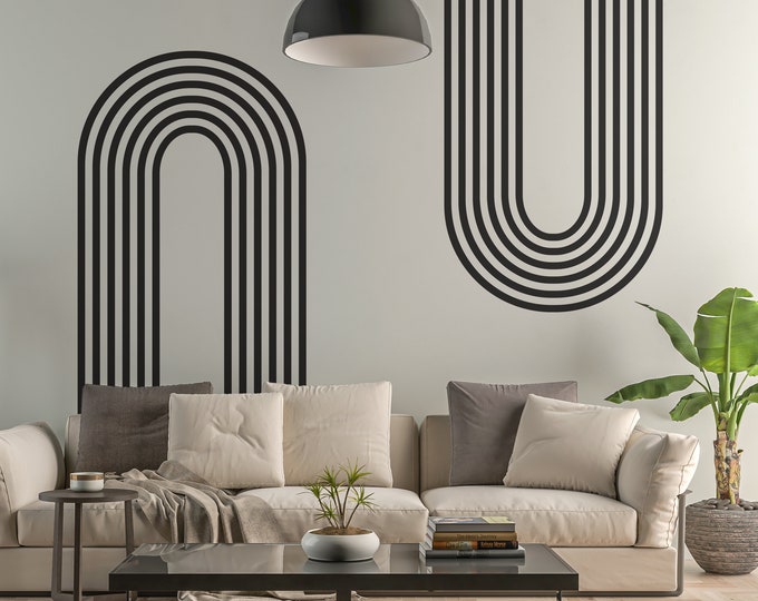 Lines Wall Decals Trendy Wall Decals Home Wall Decals Etsy Canada