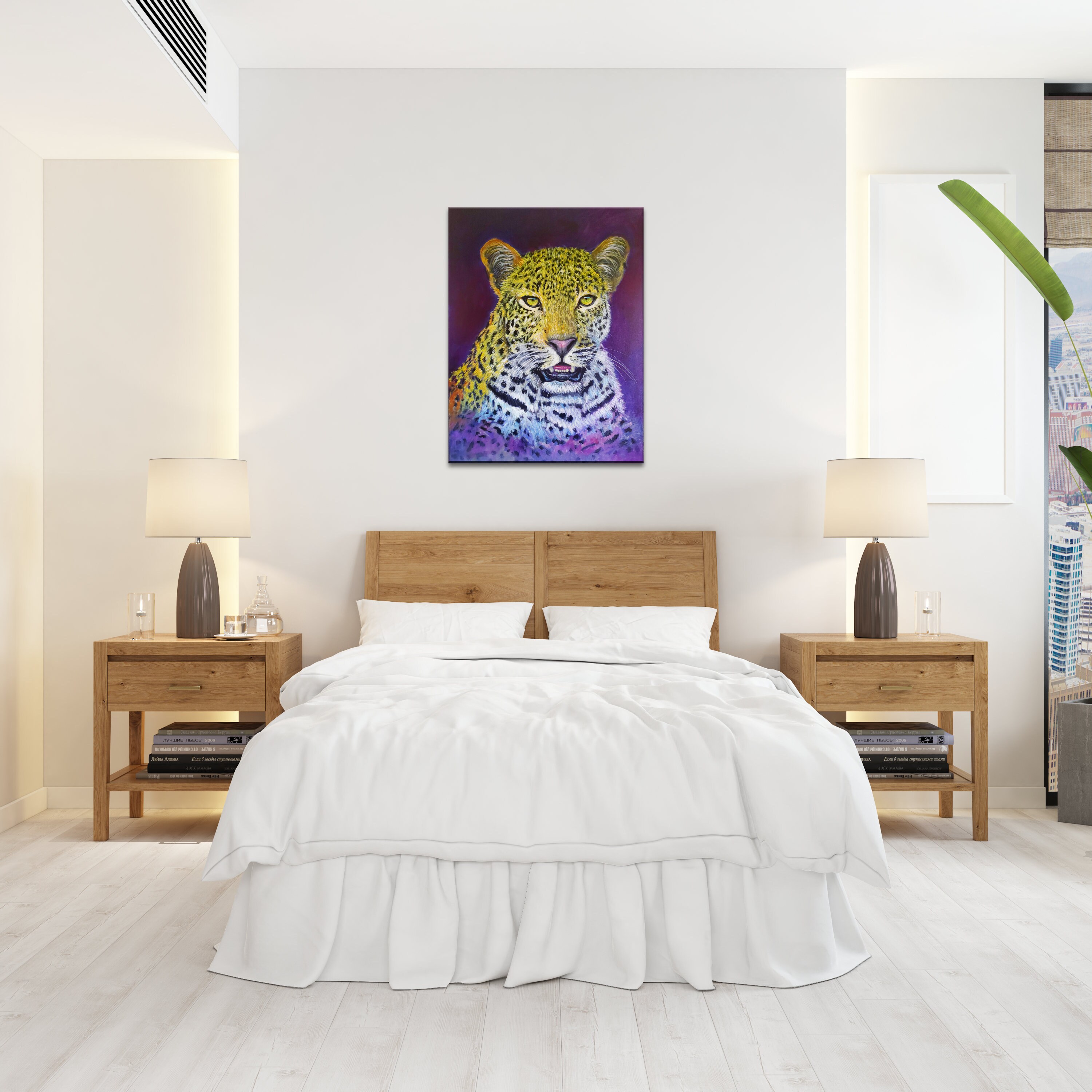 Leopard Wall Art, Leopard Wall Decor, Leopard Artwork, Leopard Art