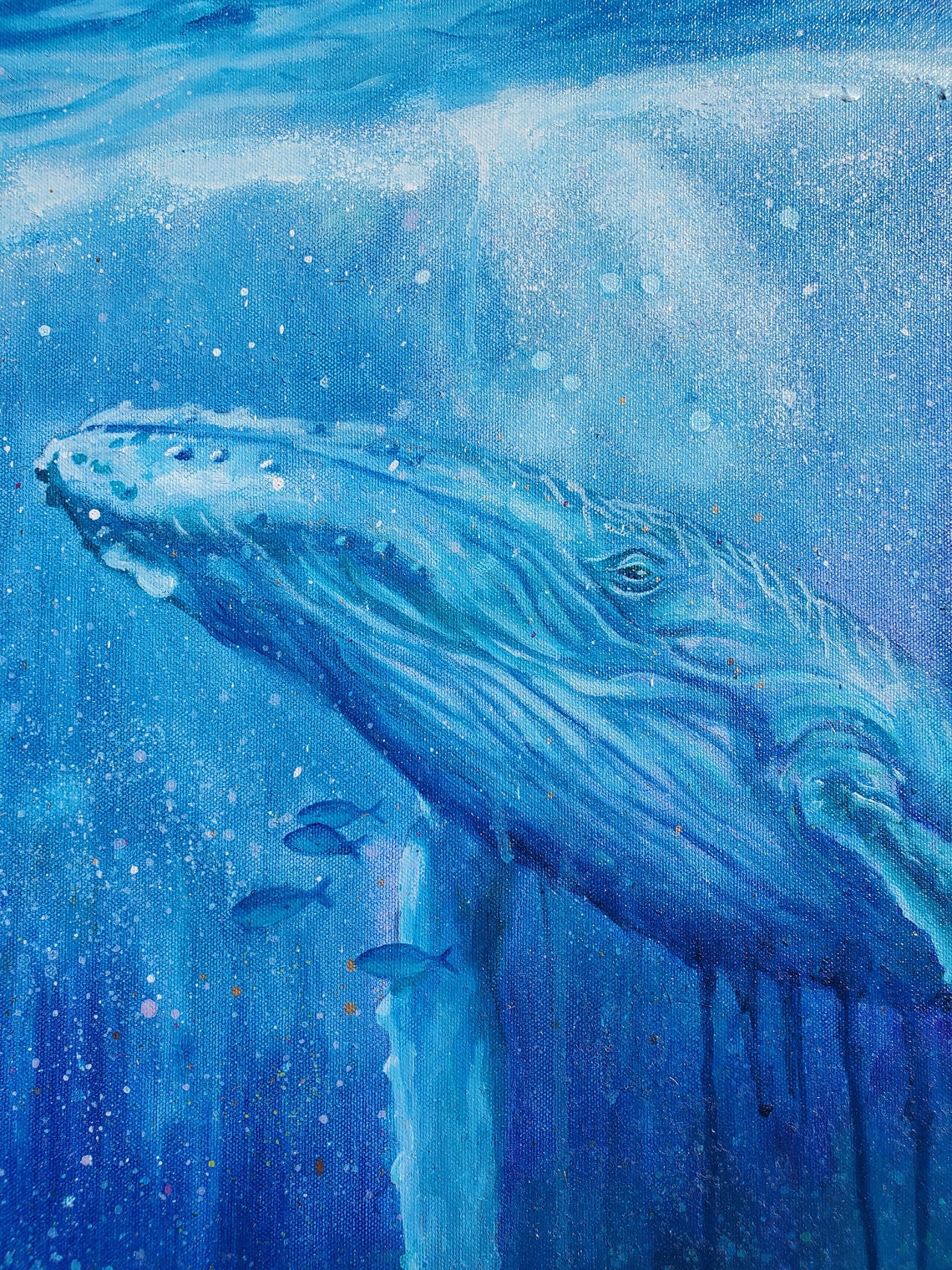 Wal Kunst Wal Gemälde Wal Home Dekor Wal Badezimmer | Etsy