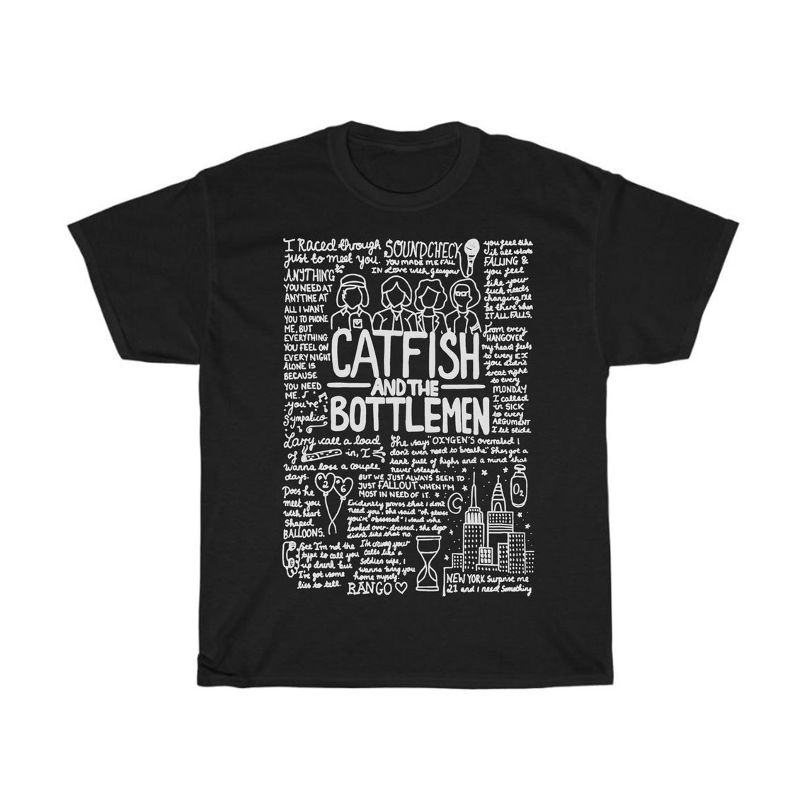 Catfish and the Bottlemen T Shirt Catfish and the Bottlemen Etsy